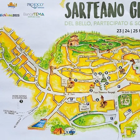 Dimora Storica A Per Scoprire I Tesori Della Val D'orcia E Della Val Di Chiana سارتيانو